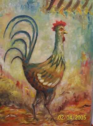 coq contemporain 